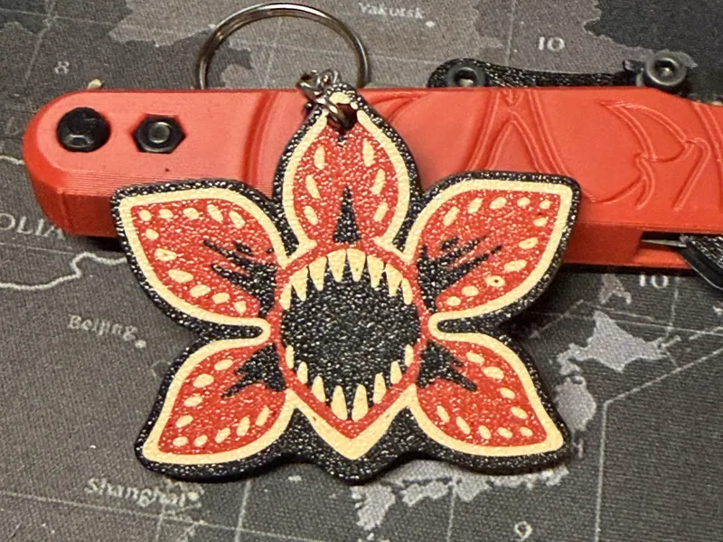 Demogorgon Keychain – Multicolor AMS Fan Art