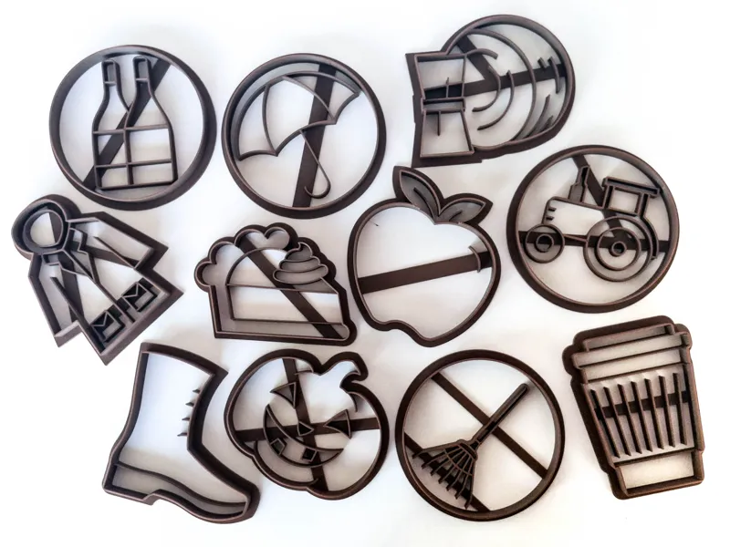 Autumn Cookie Cutter Kit - Set 2