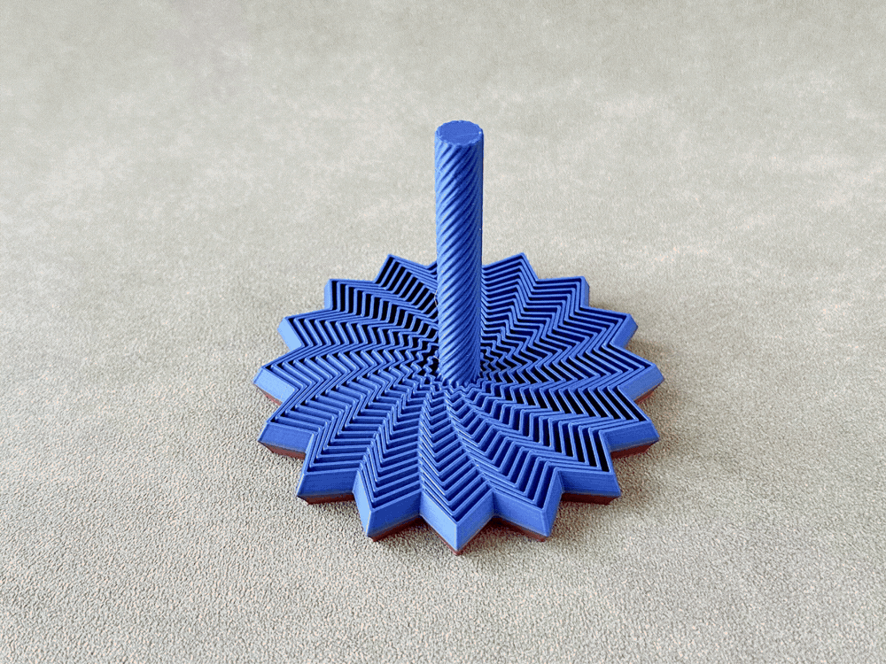 Sensory Fidget Star with Handle – 16 Petals