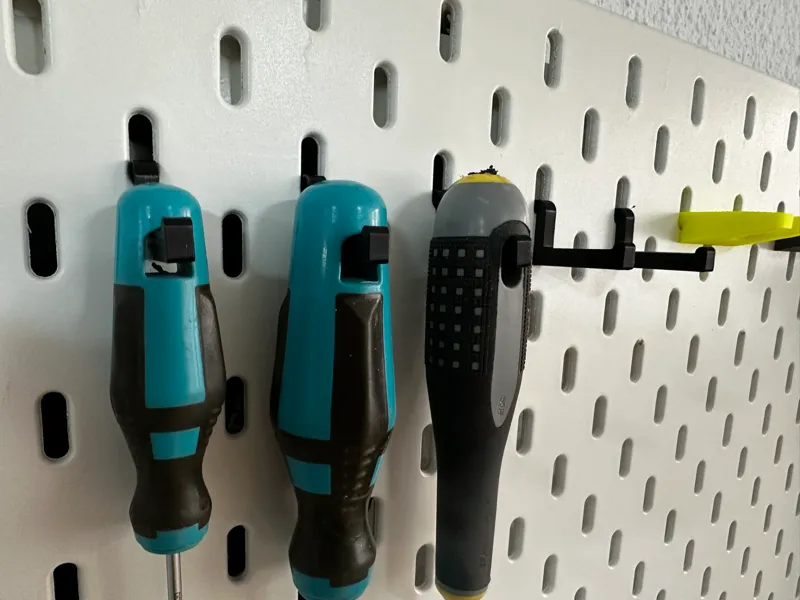 Skadis Hook for scredrivers and tapes