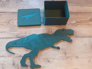 T-Rex 2D puzzle + box
