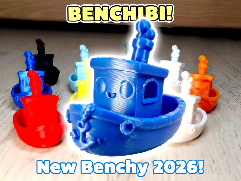 BENCHIBI the new Benchy 2026 - Free 3D Print Model - MakerWorld