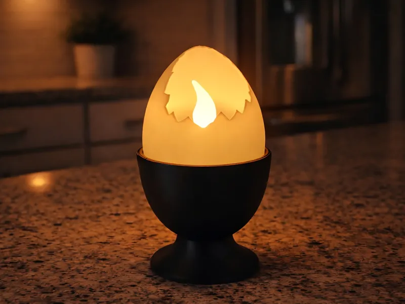 Cracked Egg Tealight Lamp – No AMS