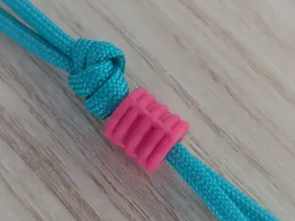 Paracord Bead - Ridged - 6mm hole