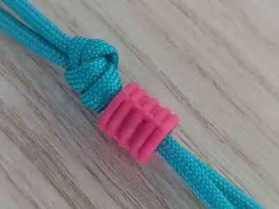 Paracord Bead - Ridged - 6mm hole