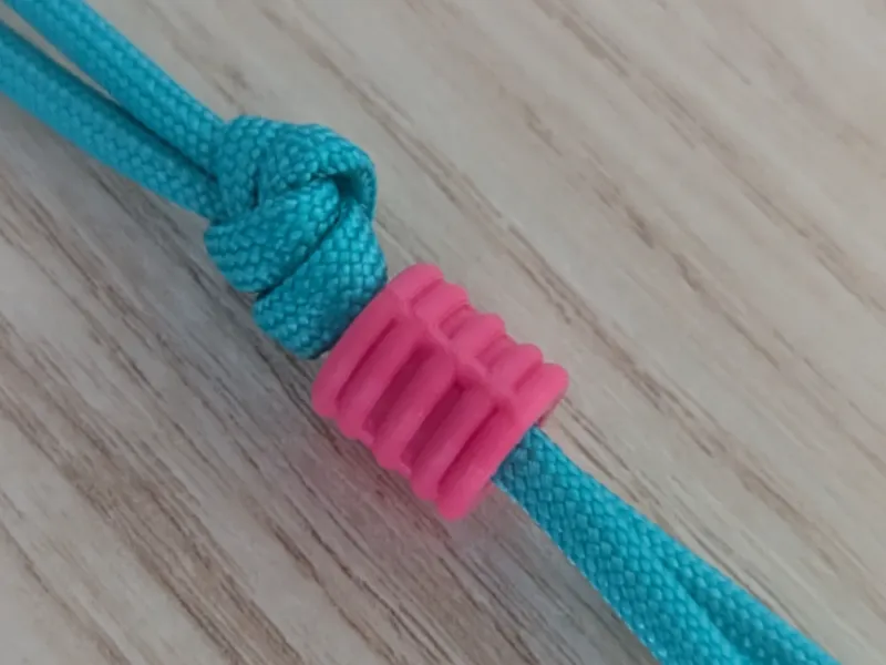 Paracord Bead - Ridged - 6mm hole