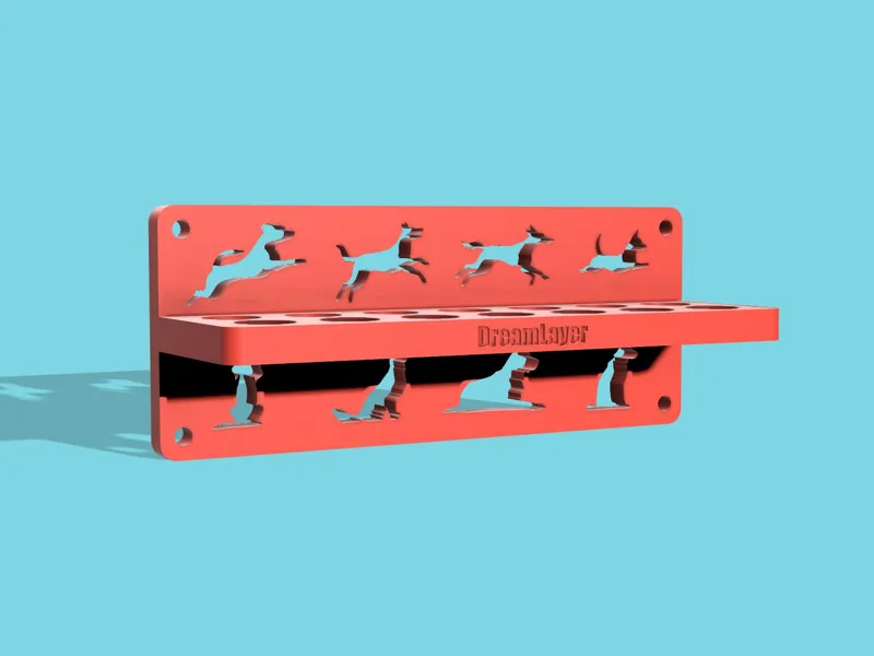 Wall-Mounted Scissors Holder – 14 Slots