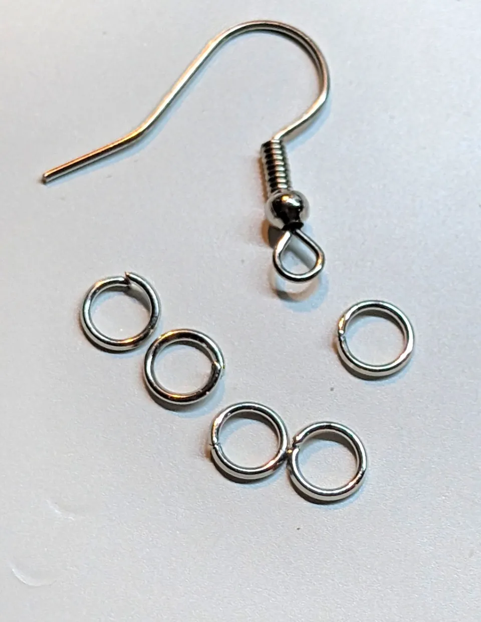 Pygmy Goat and Heart Earrings view 2
