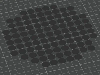 3D Scan 6mm Marker Plates