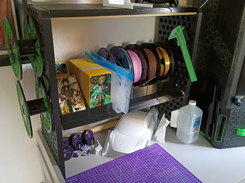 Shelf for 3D printer accessories