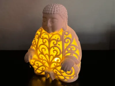 Ornamental-style Buddha for LED Tealight