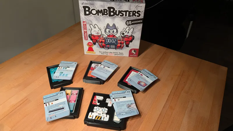 Bomb Busters inserts for mission boxes 09-66