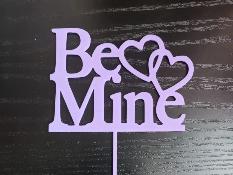 Be mine - cake/flower topper