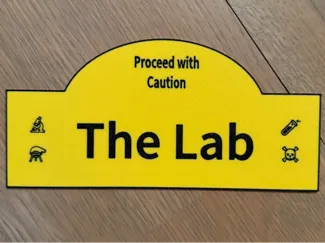 Lab Sign