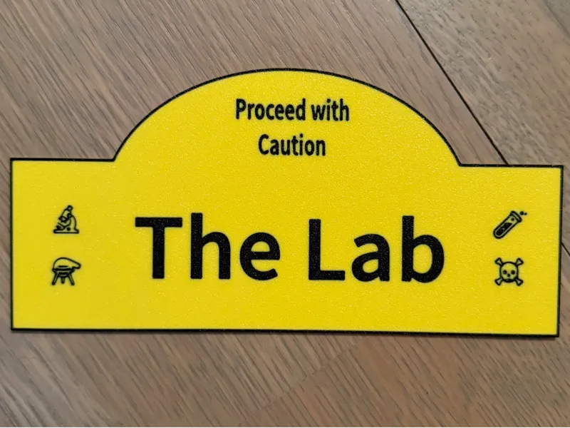 Lab Sign