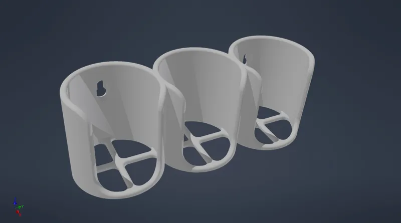 Spray Can Wall Holder 3x67/70mm