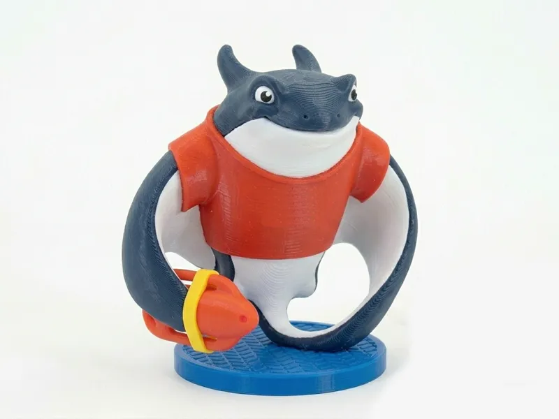 Manta Ray -DLRG Mascot Figure