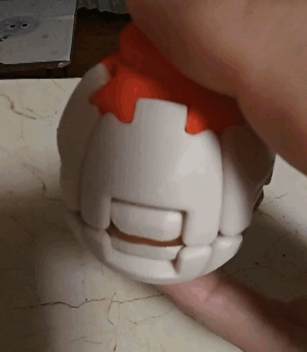 Miniatura 2 do modelo 3D 适配按压旋转减压球的打印608轴承，20分钟快速打印