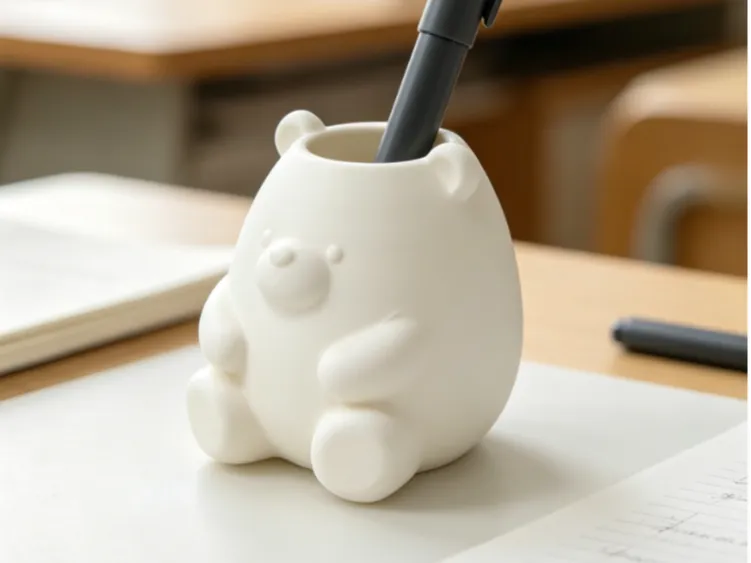 Cute little bear pen holder