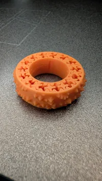 0.2mm nozzle + Adhesion test print for gears