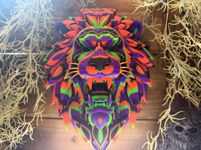 Threxion, the Fractured King - ColorStacked Lion