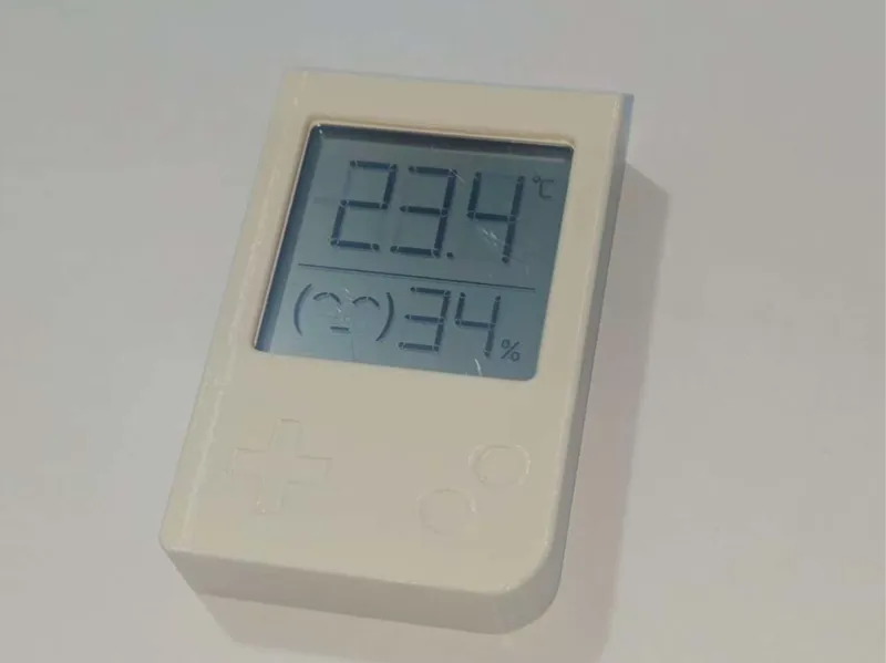 得力/小米温度计游戏机风格外壳