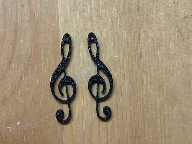 Music Note Earrings