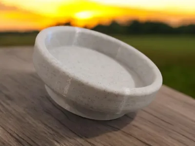 Elegant liquid soap holder for bathroom