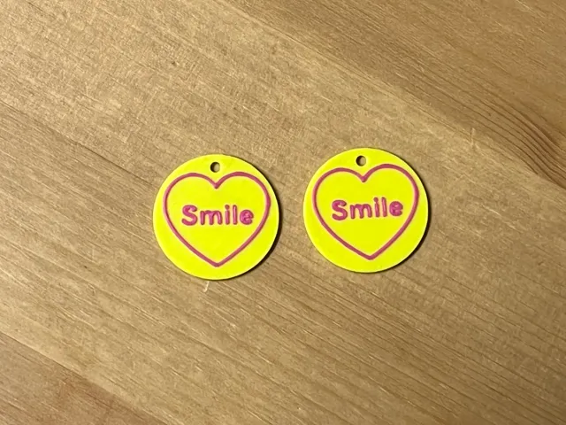 love heart sweets earrings