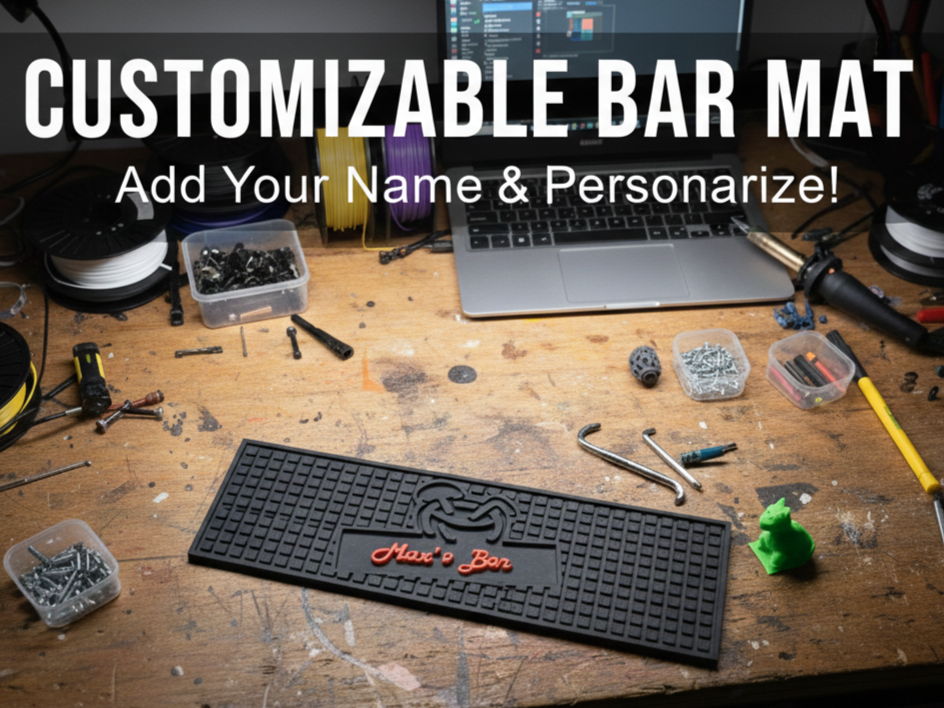 Personalized Bar Mat - Add Your Name! (Studio)