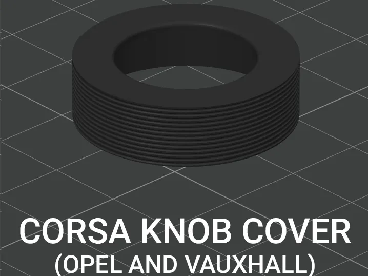 Opel / Vauxhall Corsa E - Stock Radio knob cover