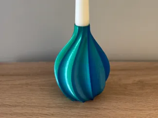 Bougeoir spirale