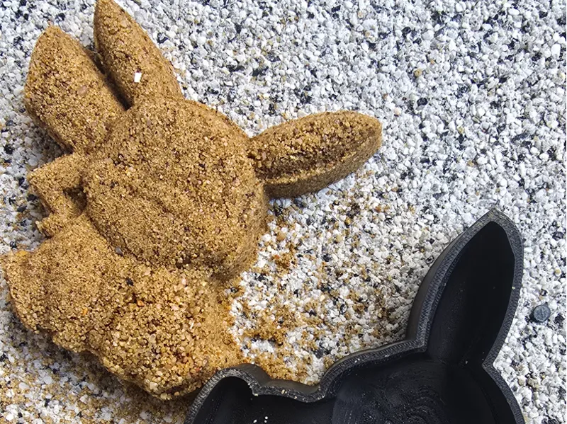 Pikatchu sand form mold