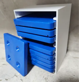 4" Pottery Extruder Dies Storage