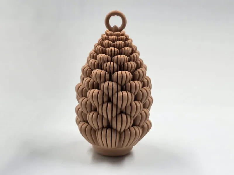 Christmas pinecone ormanent