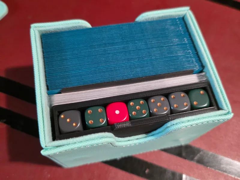 Deck Box Dice Holder