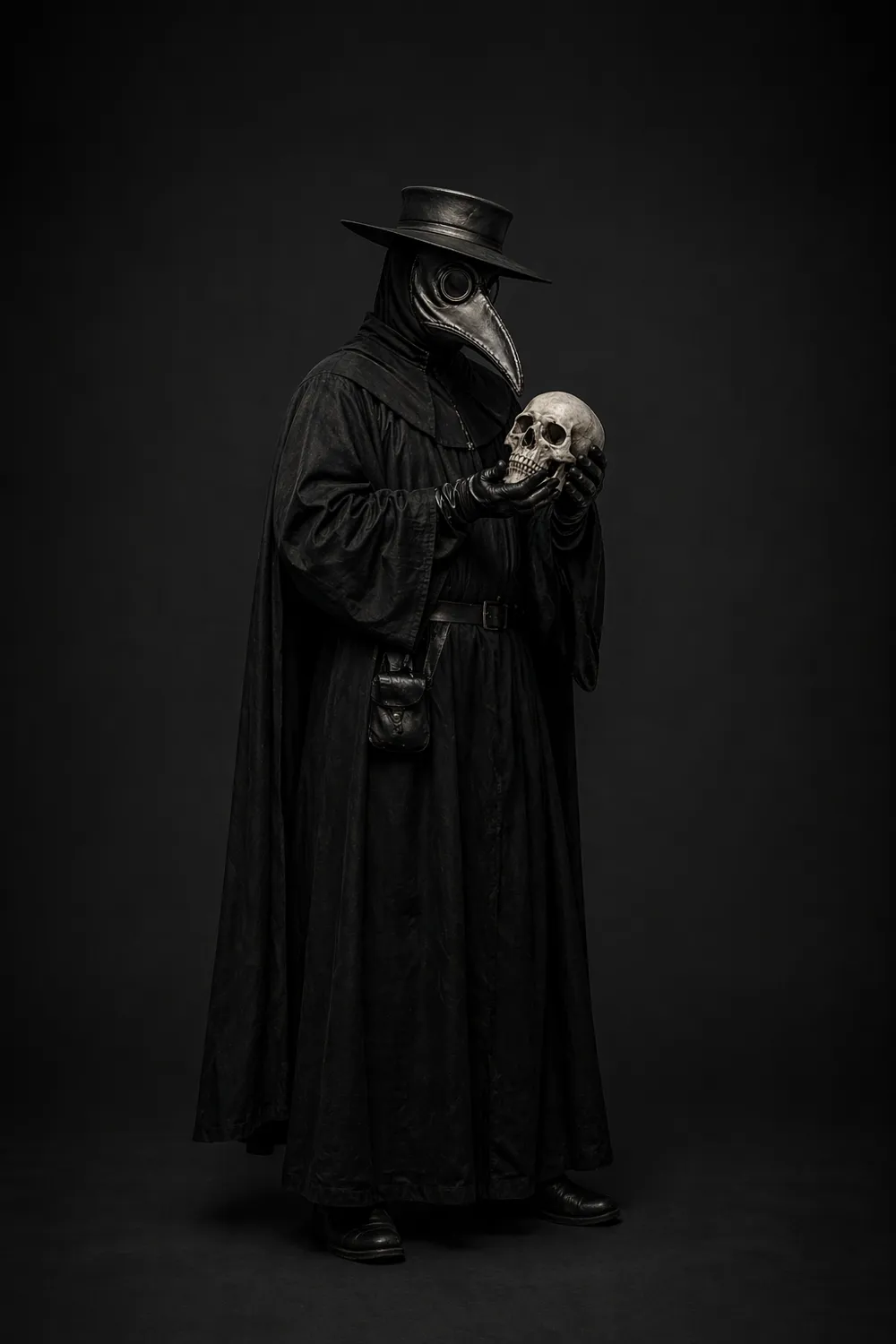 Plague Doctor with Skull - Free 3D Print Model - MakerWorld