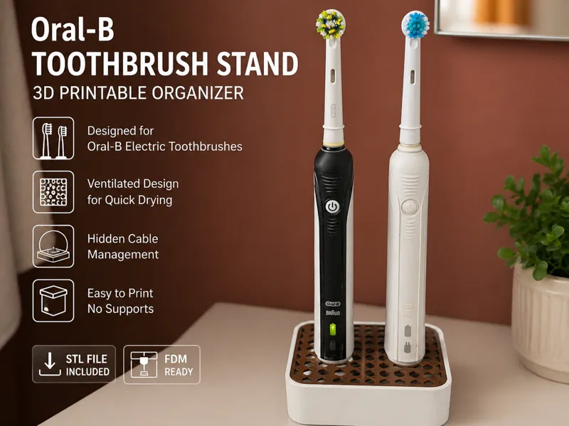 Oral-B Hidden Charger Dual Stand 