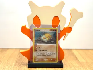 Cubone Pokemon card display stand