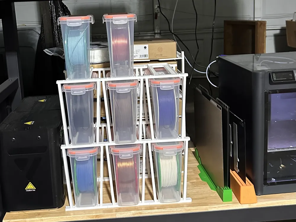 Filament Storage Rack - Free 3D Print Model - MakerWorld