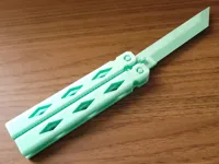 Double-Sided Grip Butterfly Knife