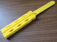 Double-Sided Grip Butterfly Knife Trainer