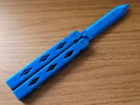 Double-Edged Double-Sided Grip Butterfly Knife
