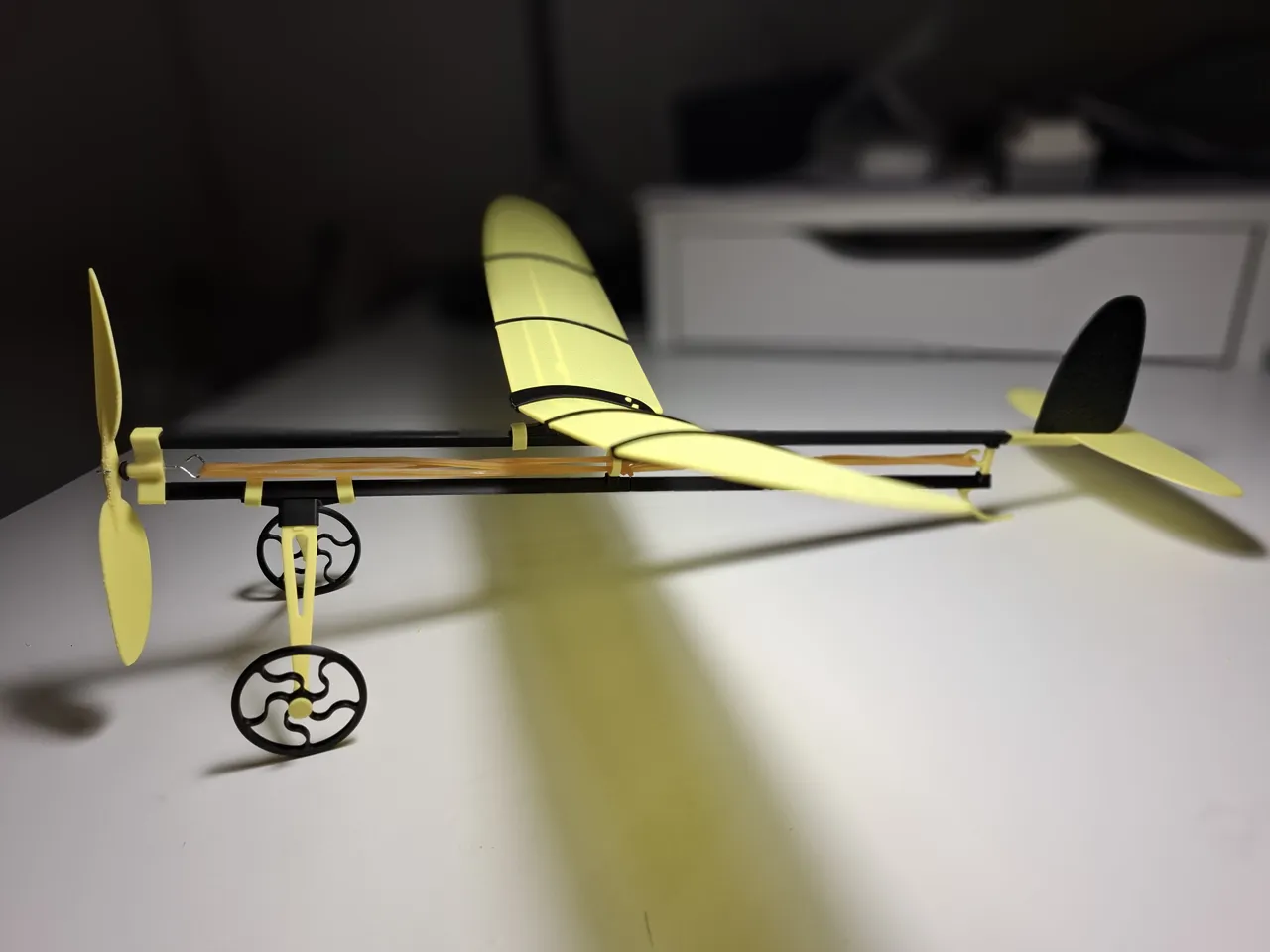 Wind-up aircraft "Wespe" view 2