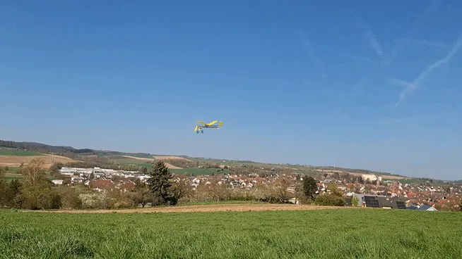 Wind-up aircraft "Wespe" view 4