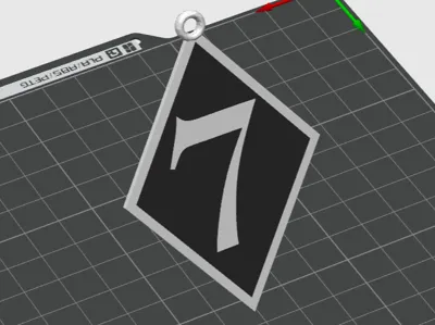Black Seven Pendant 