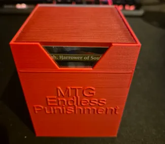 MTG Commander customizable sleeved deck box