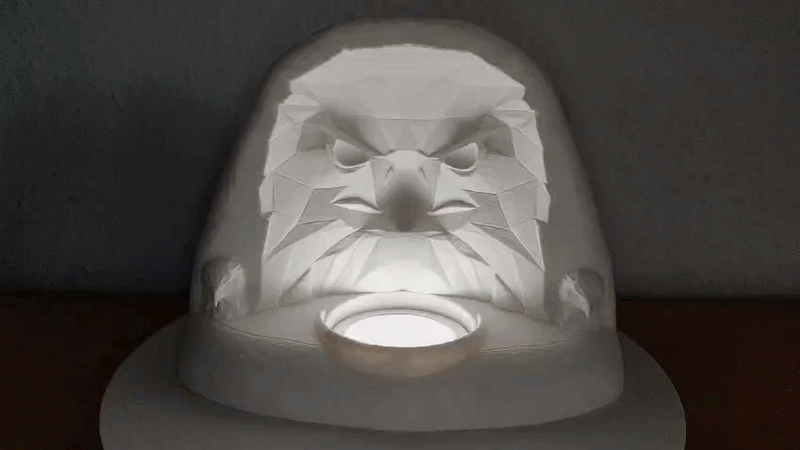 Eagle Illusion Lamp – The Eagle That Follows You