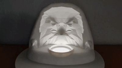 Eagle Illusion Lamp – The Eagle That Follows You