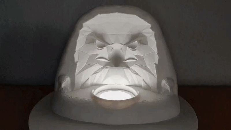 Eagle Illusion Lamp – The Eagle That Follows You